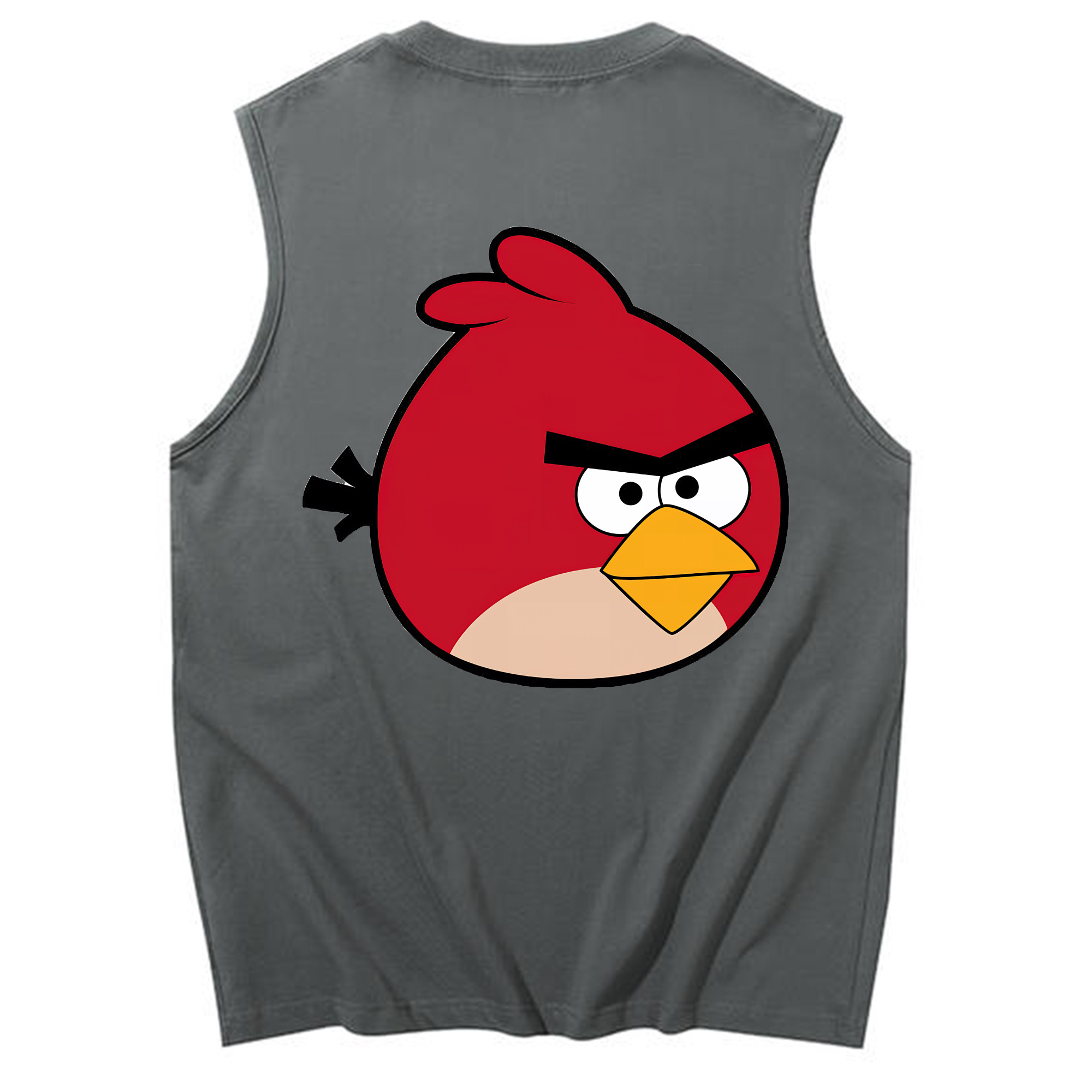 （画像用） Angry Birds アングリーバード コットン100％タンクトップ（背面プリント）